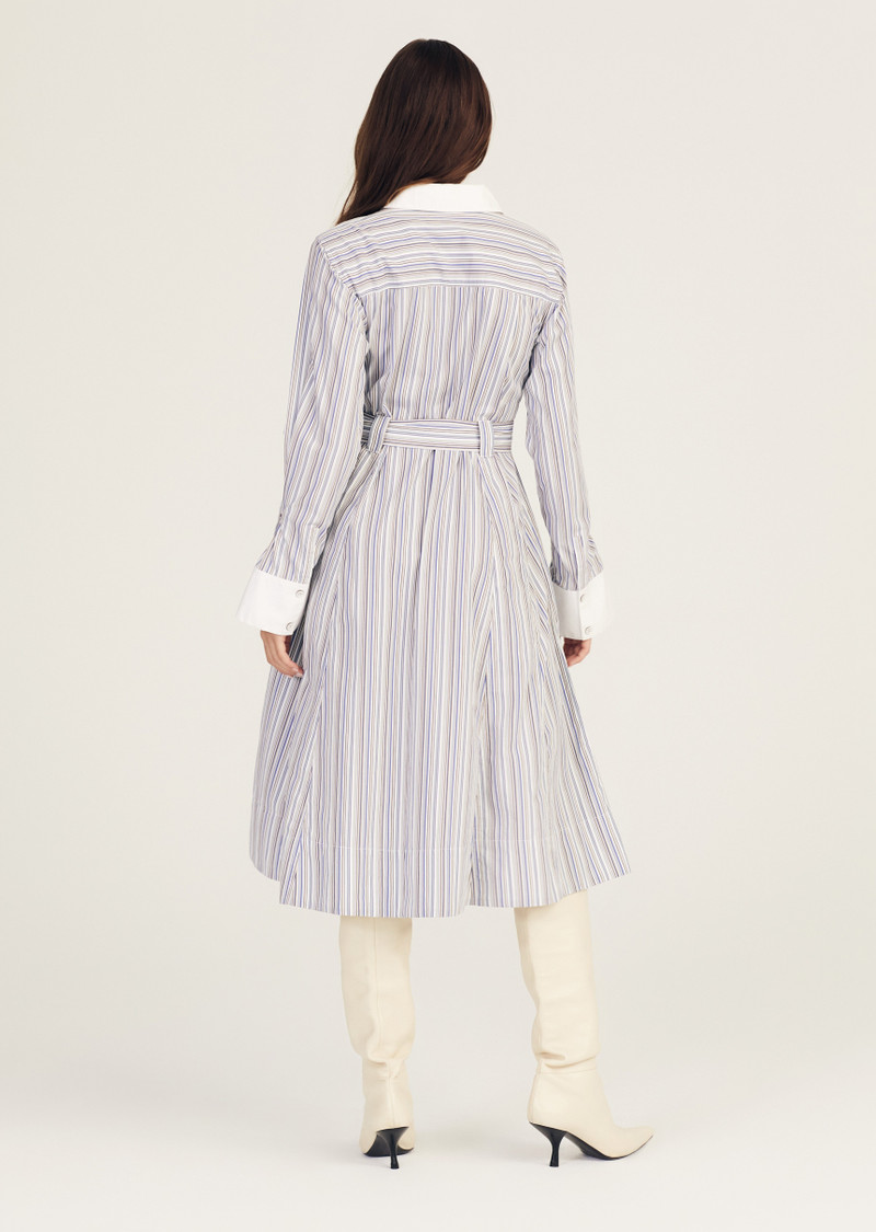 DEREK LAM 10 CROSBY ALANA LONG SLEEVE SHIRT DRESS outlook