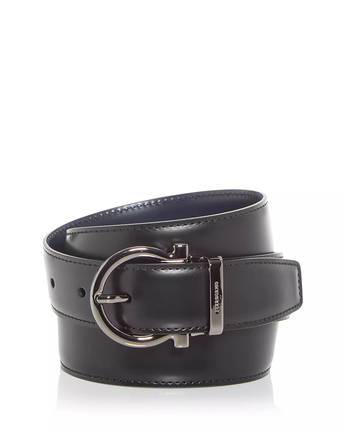 Men's Gancini Buckle Reversible Leather Belt - 1