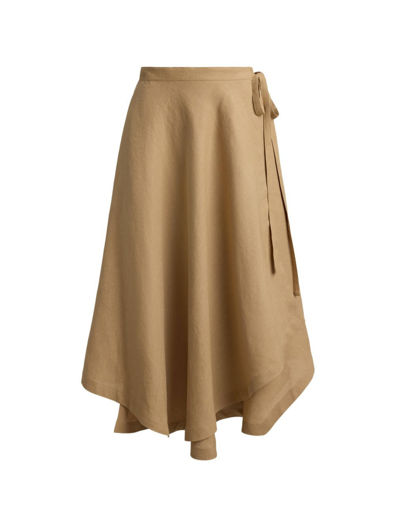 linen wrap skirt 1