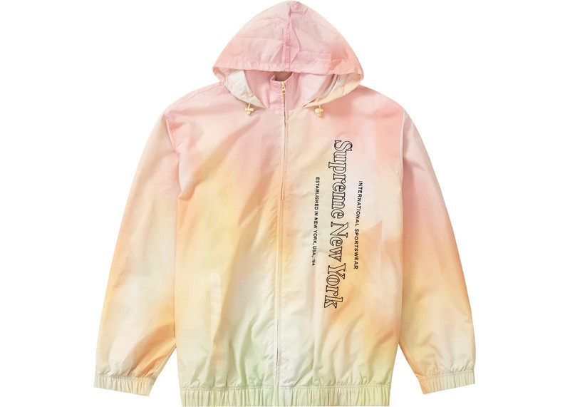 Supreme Supreme Side Logo Track Jacket Yellow Gradient outlook