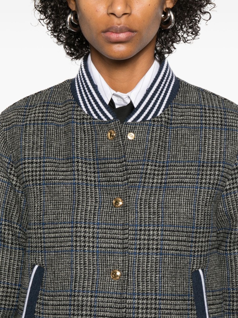 Prince of Wales Hunting tweed bomber jascket - 5