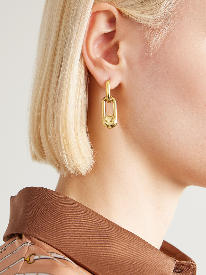 GUCCI Gold-tone Faux Pearl Earrings outlook