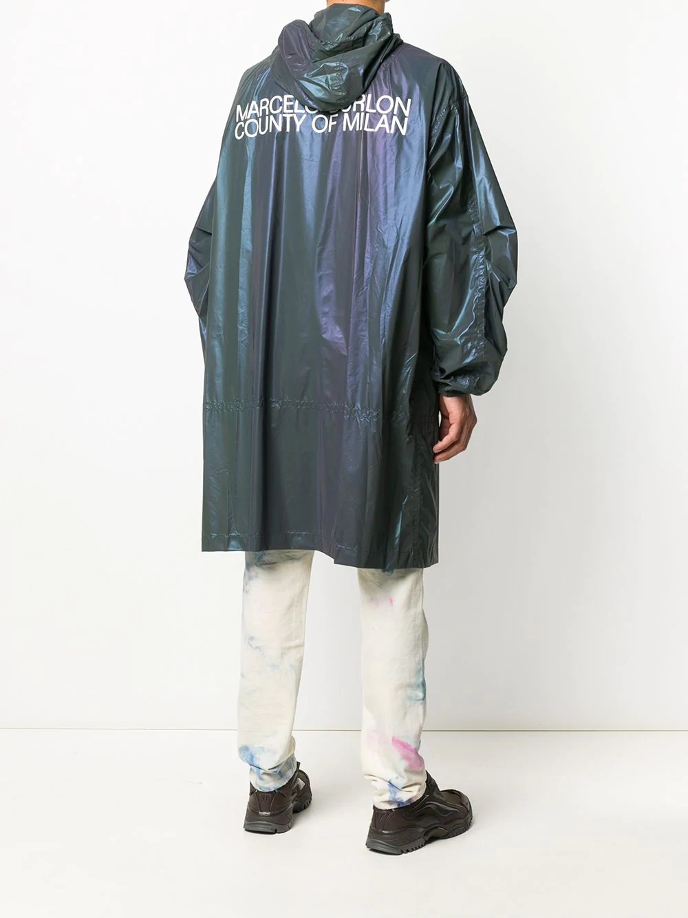 iridescent lightweight raincoat - 4