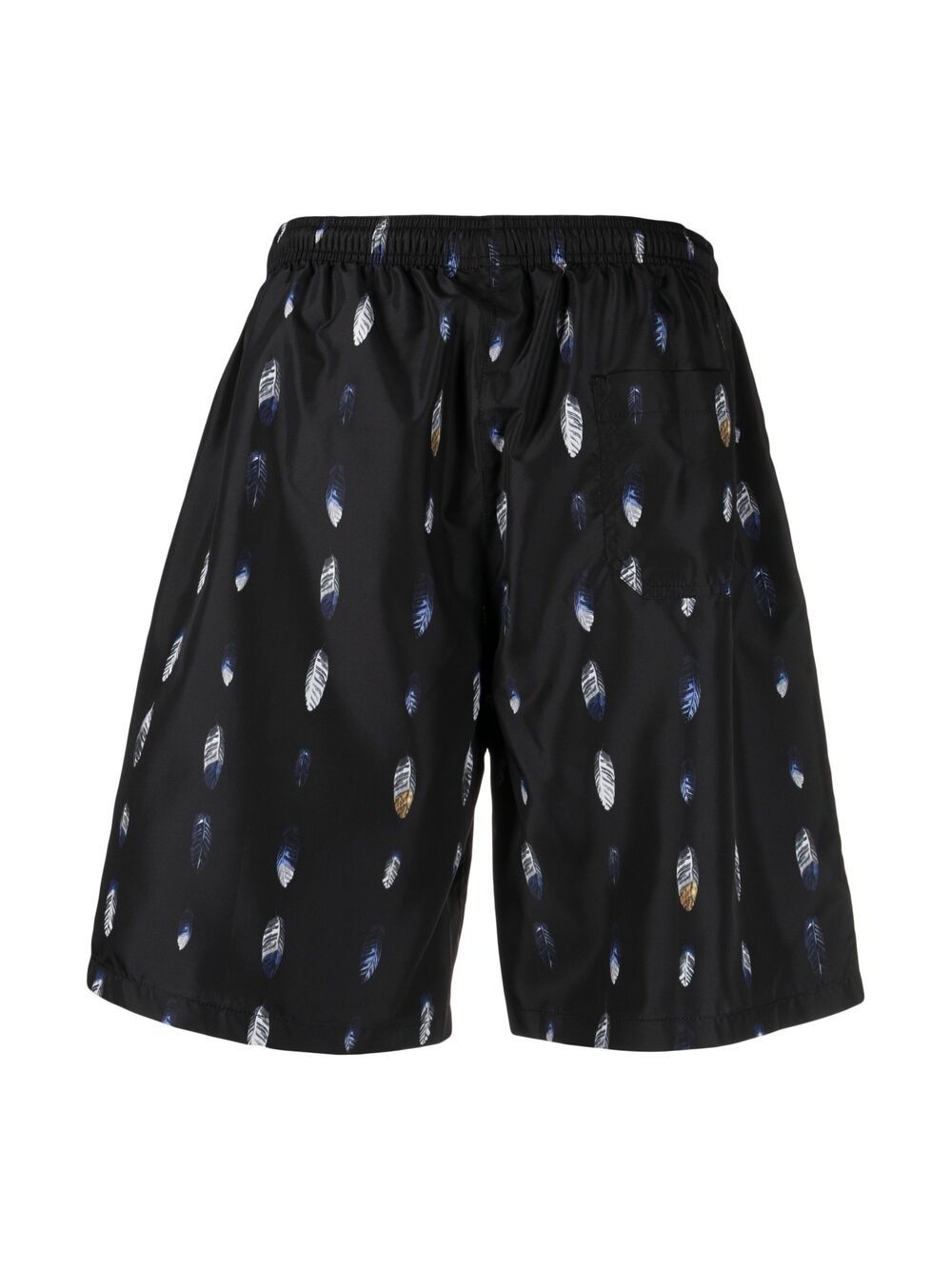 feather-print swim shorts - 2