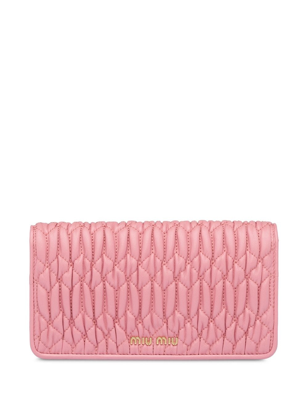 matelassé crystal embellished clutch - 3