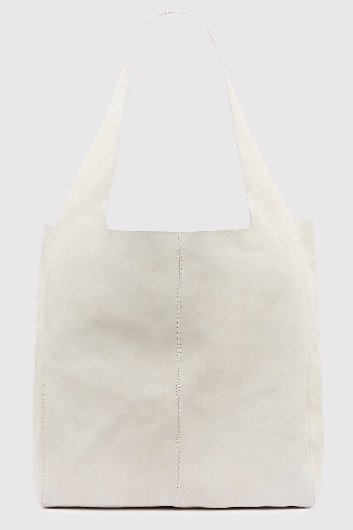Suede Soft Tote - Cool White - 3