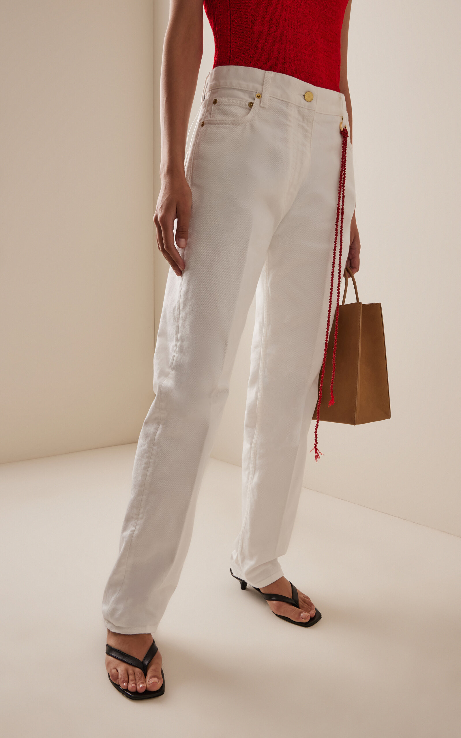 Naomi Rigid Boyfriend Jeans white - 3
