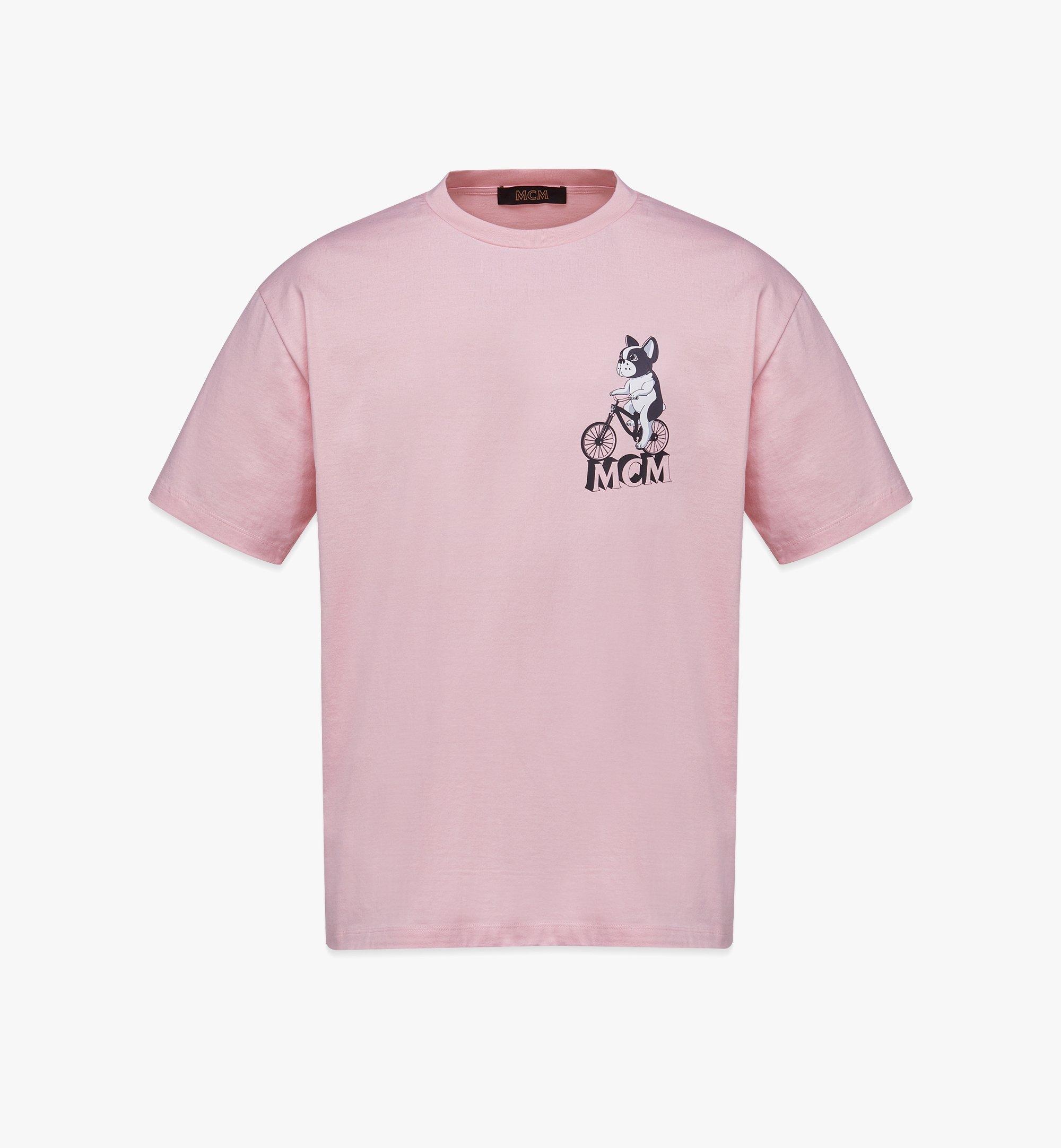 M Pup Bicycle Print T-Shirt in Organic Cotton - 1