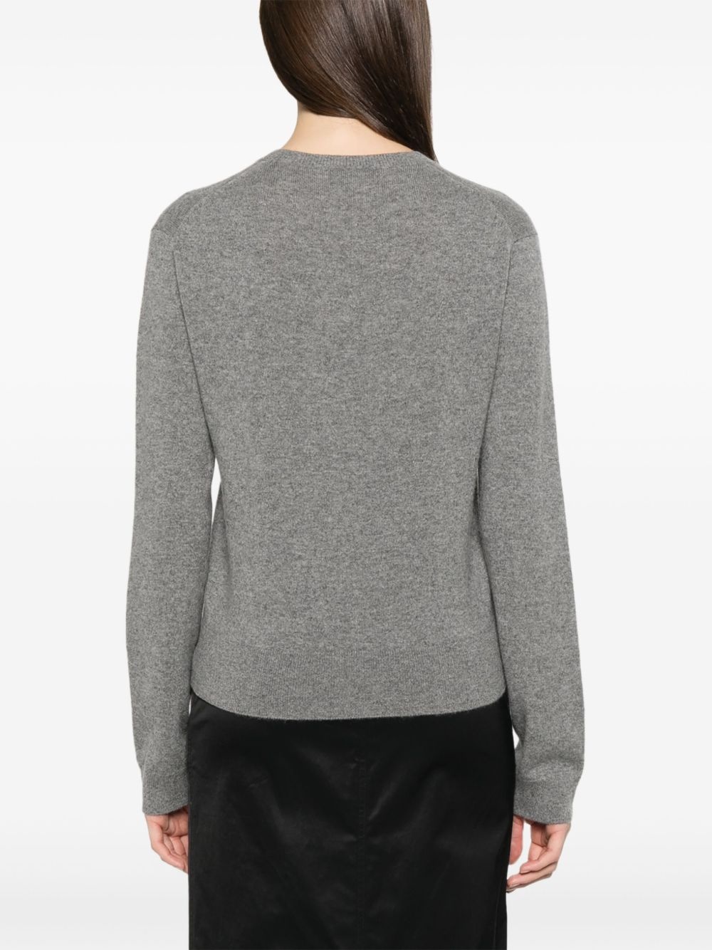 V-neck knit sweater - 4