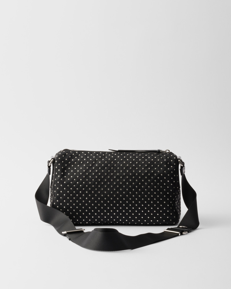 Re-Nylon bag with studs 3