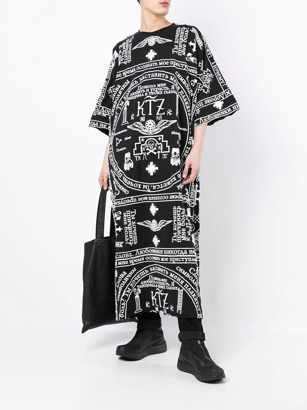 church print kaftan - 3