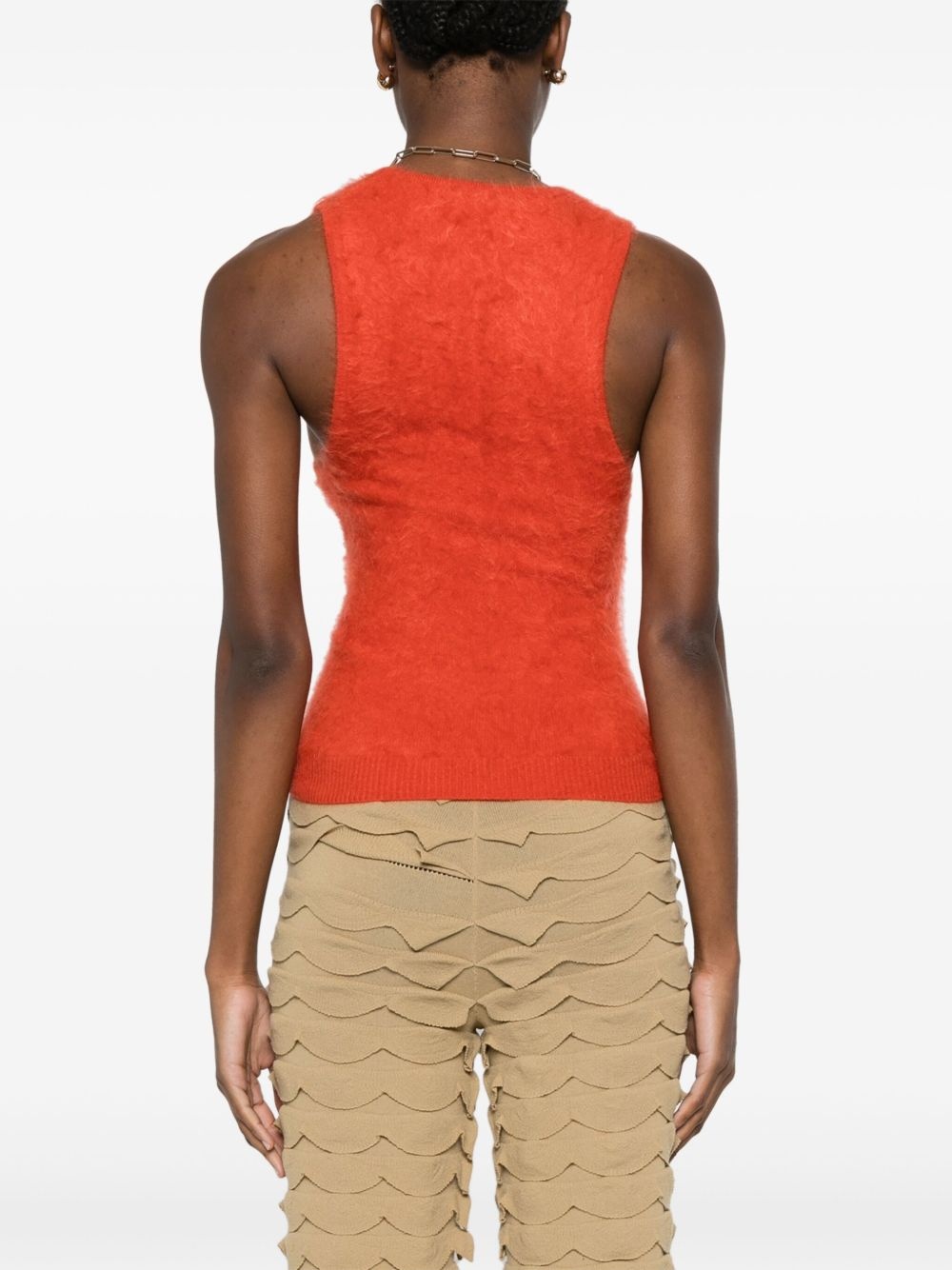 brushed-knit tank top - 4