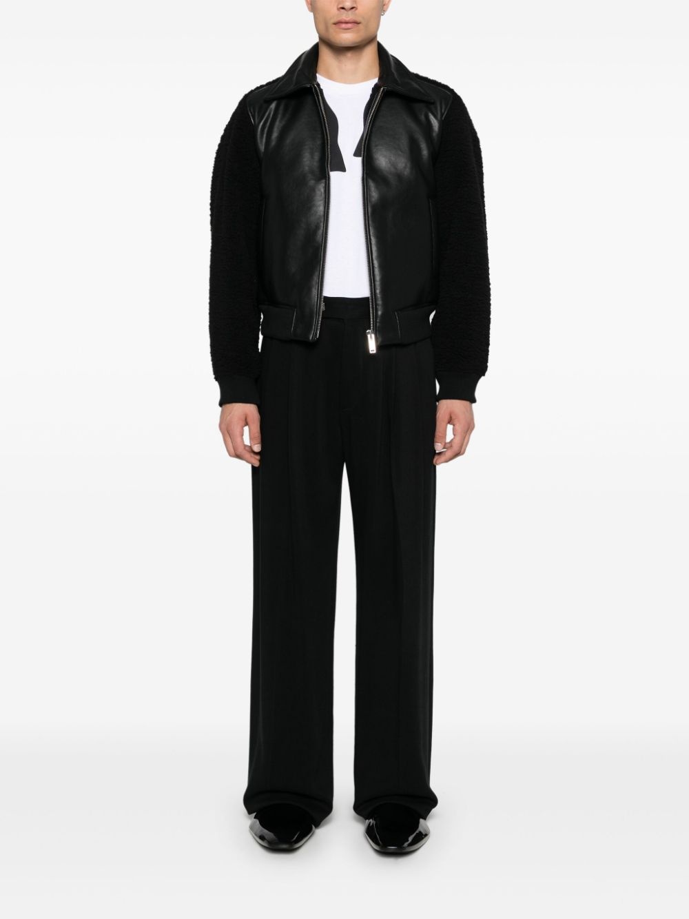faux-leather jacket - 2