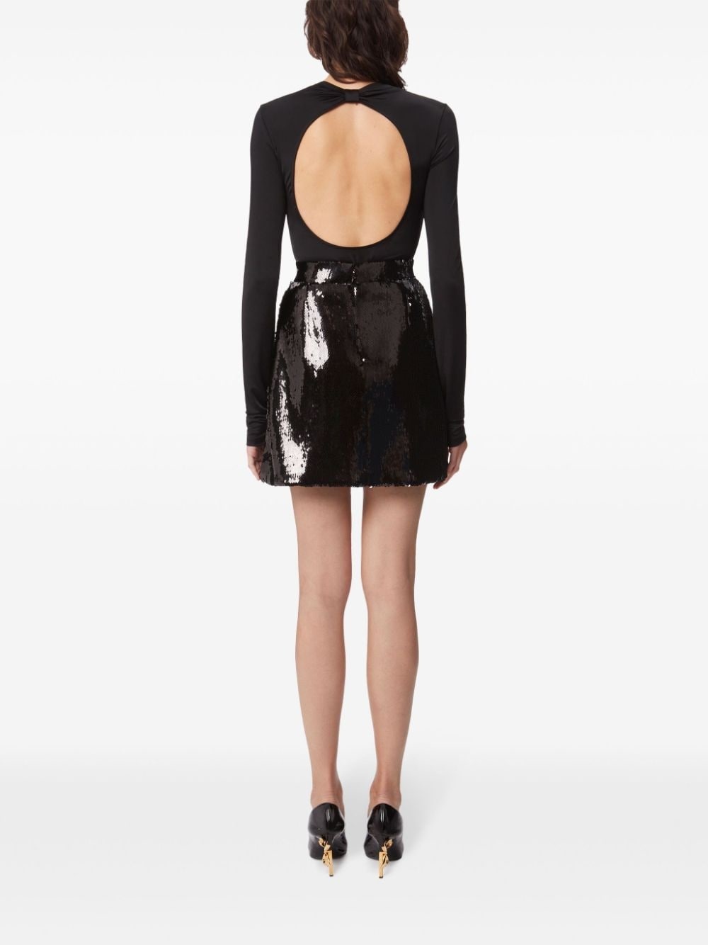 Sequin Mini Skirt - 4