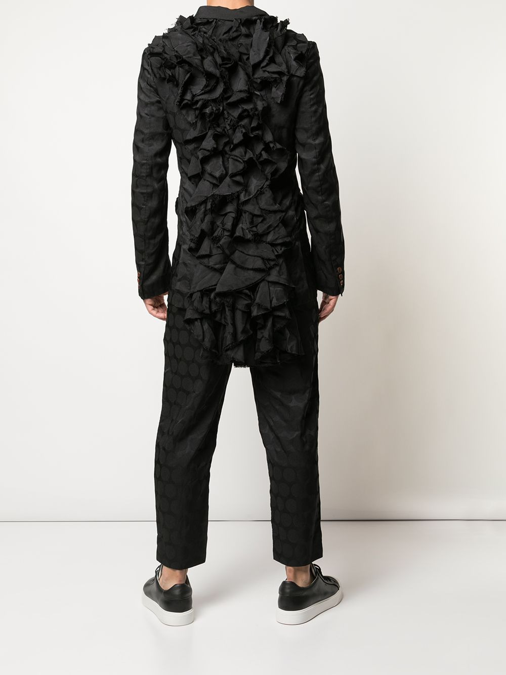 ruffle-detail blazer - 5