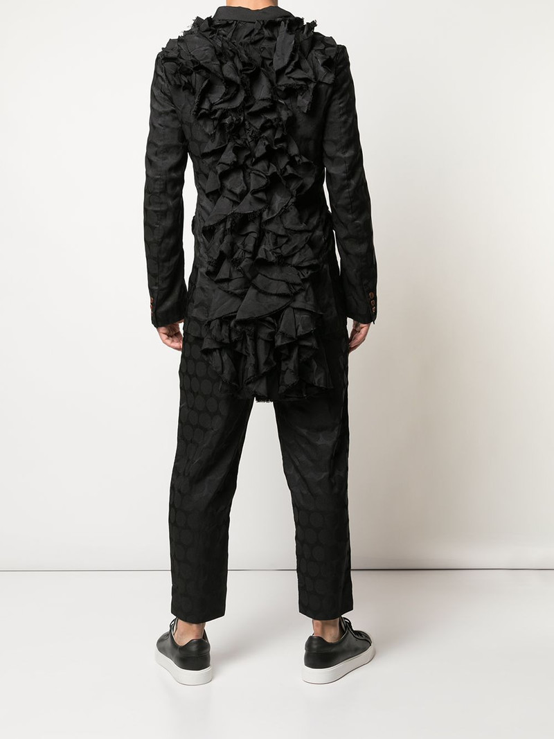 ruffle-detail blazer 5