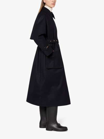 Mackintosh KELVIN NAVY BONDED WOOL TRENCH COAT outlook