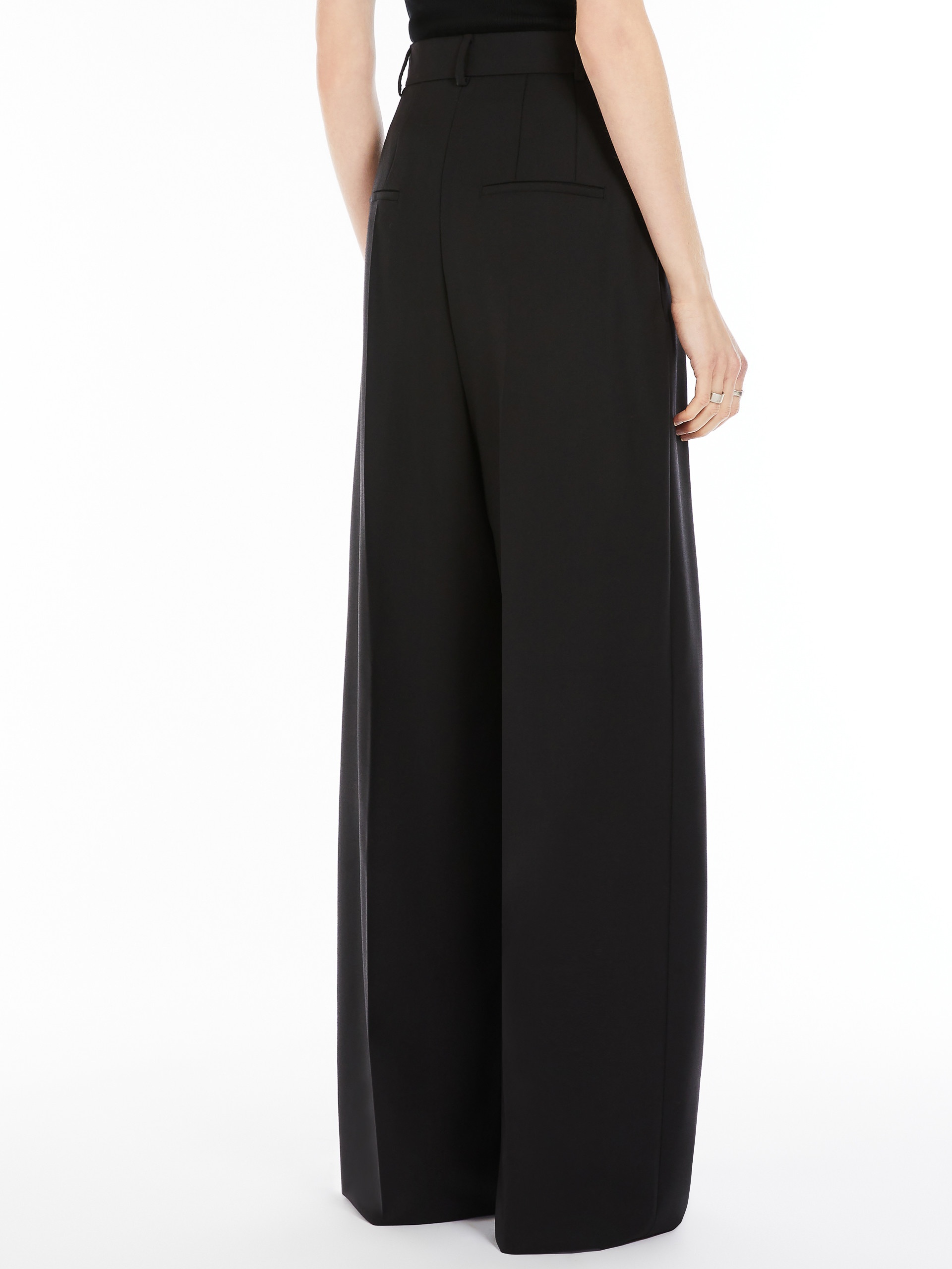FAVETTA Wool wide-leg trousers - 4