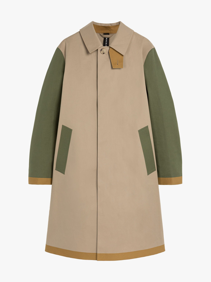 OXFORD FAWN PATCHWORK BONDED COTTON 3/4 COAT 1