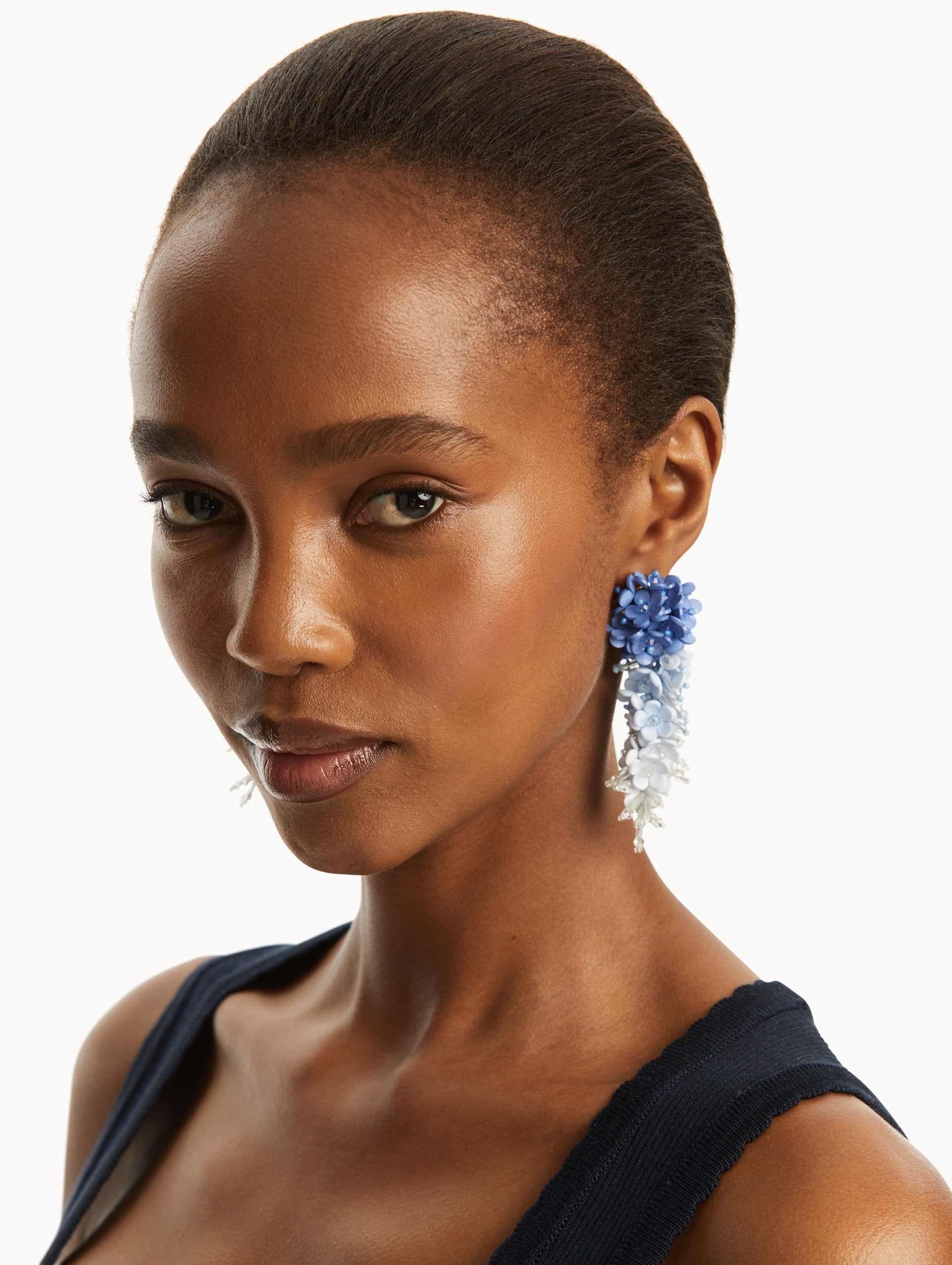 FLOWER BOUQUET CLIP-ON EARRINGS - 2