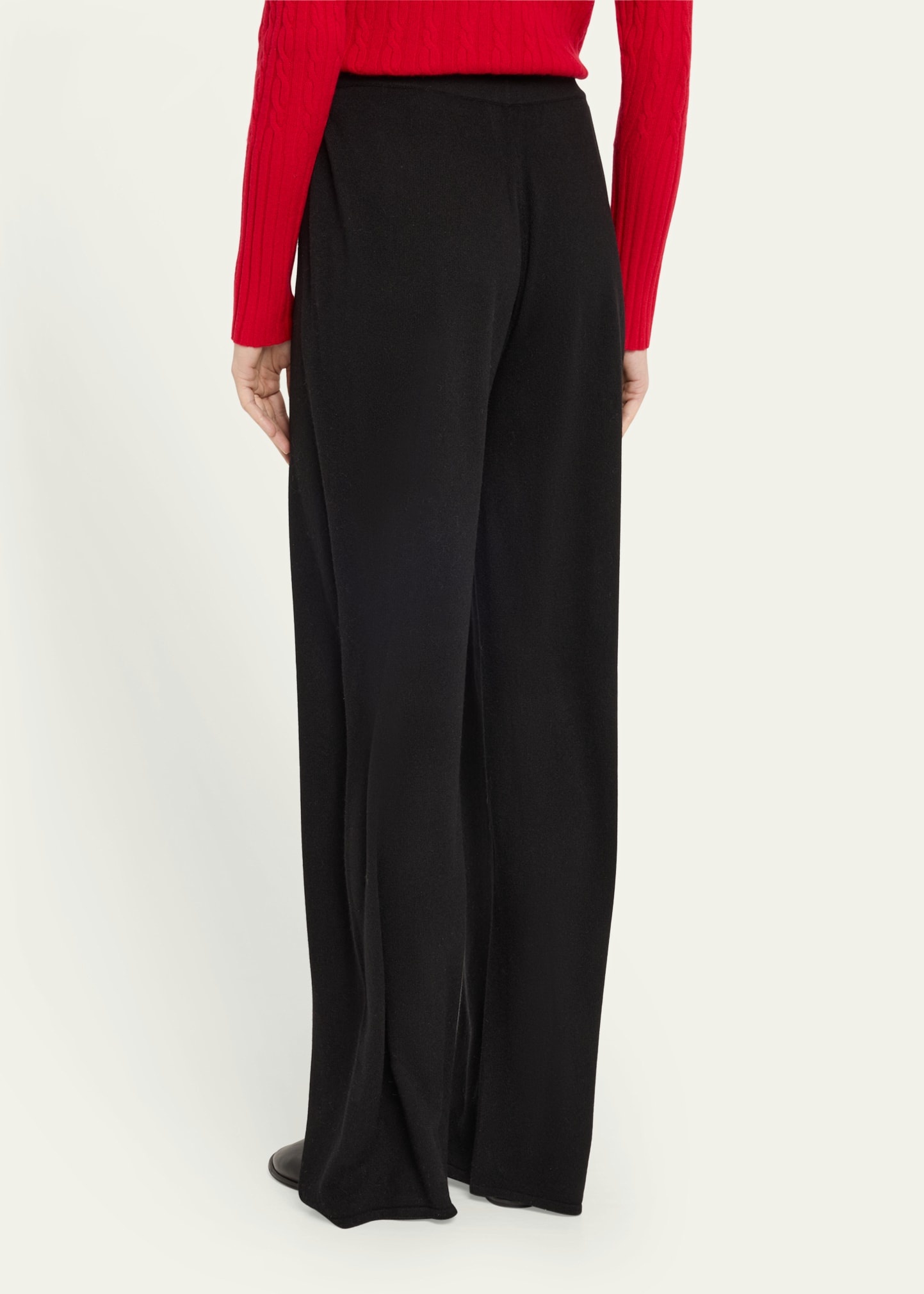 Everywear Cashmere Knit Relaxed Pants - 3