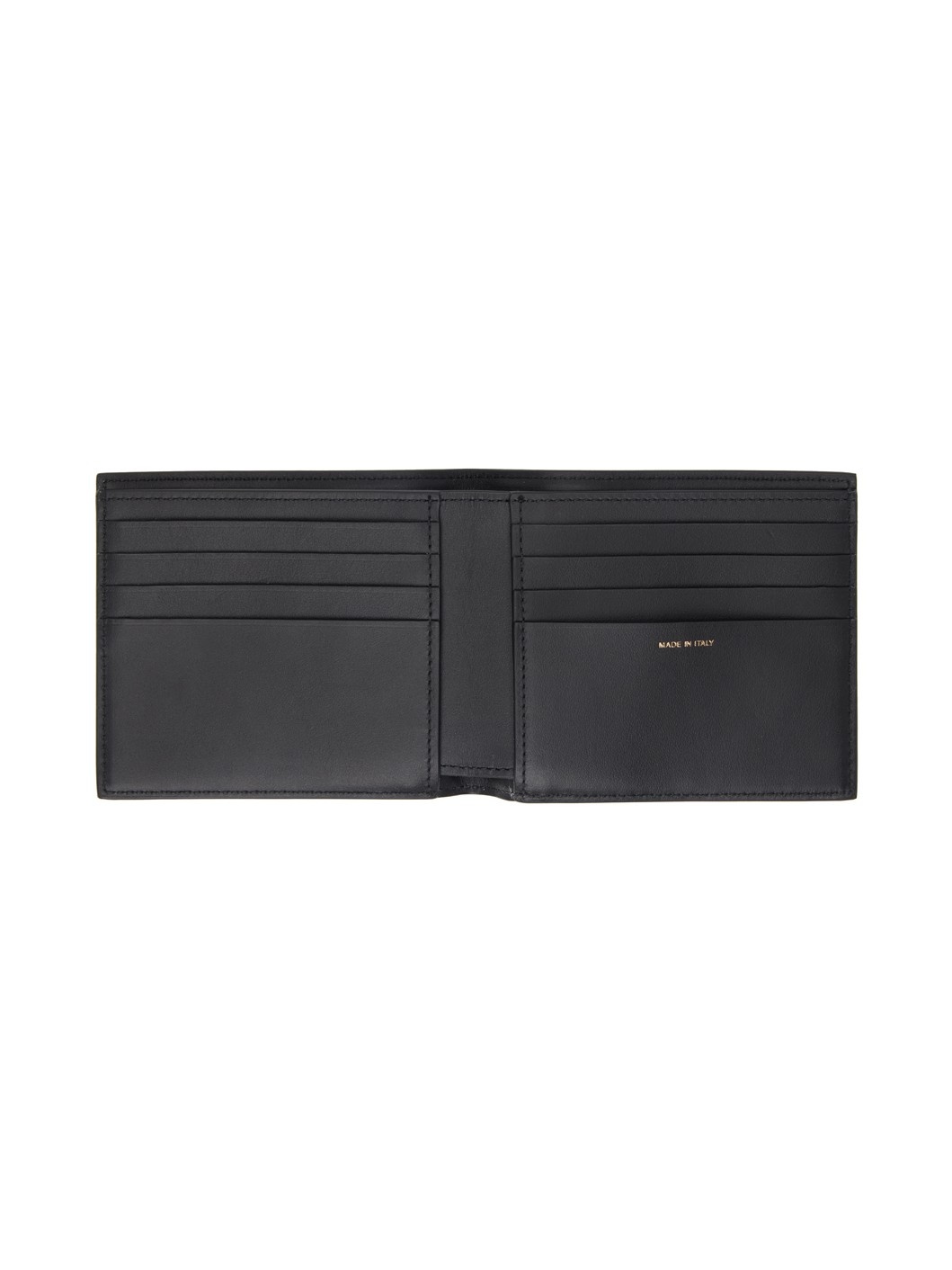 Black Signature Stripe Block Wallet - 3