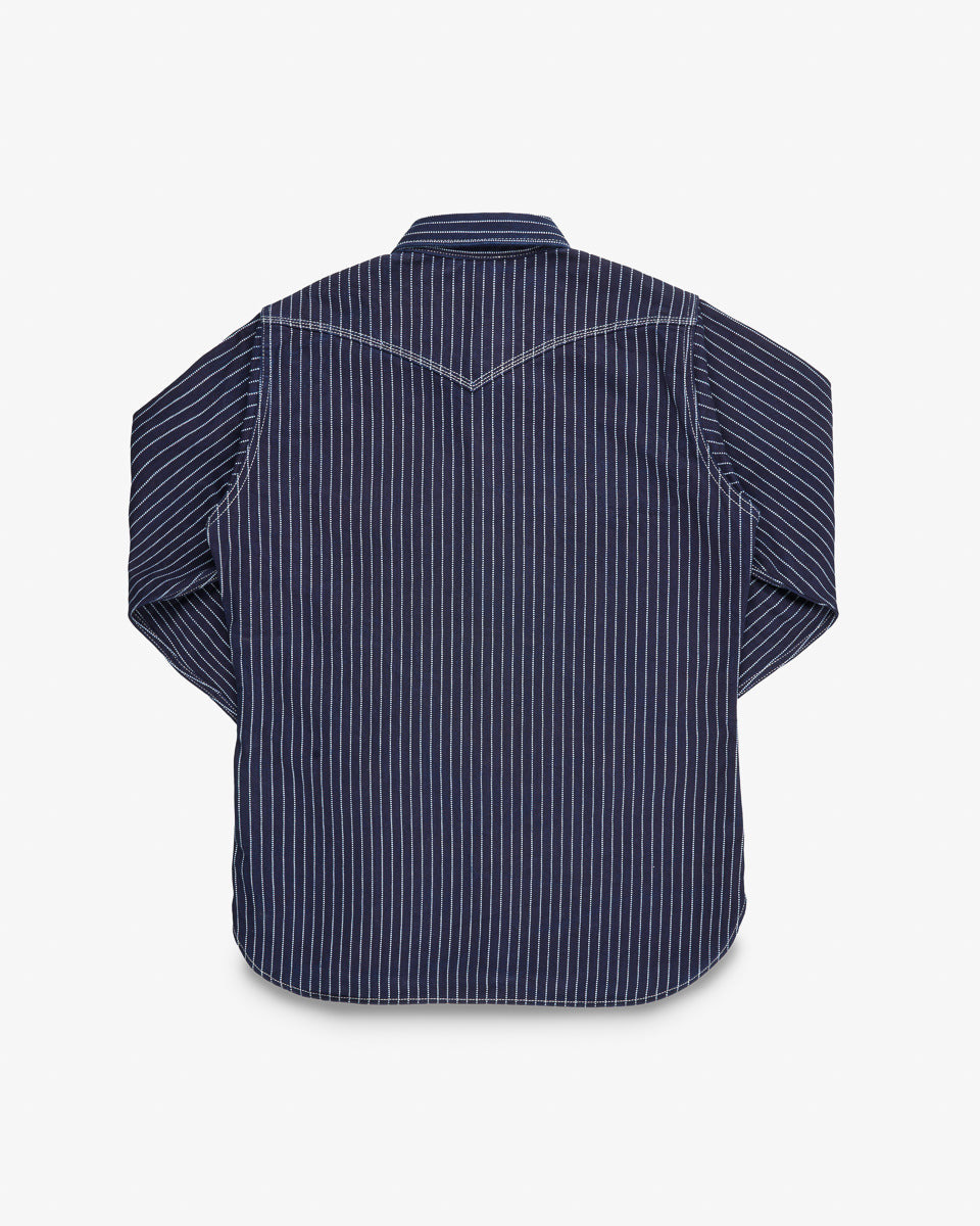 IHSH-62-IND 12oz Wabash Western Shirt - Indigo - 5