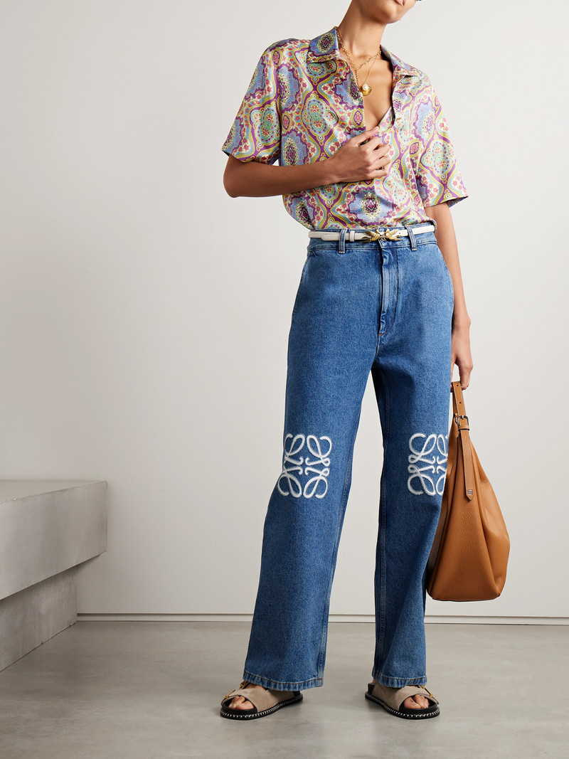 Etro Printed Silk-twill Shirt outlook