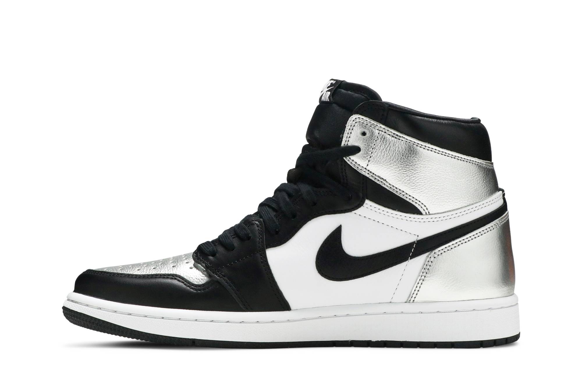 Wmns Air Jordan 1 Retro High OG 'Silver Toe' - 3