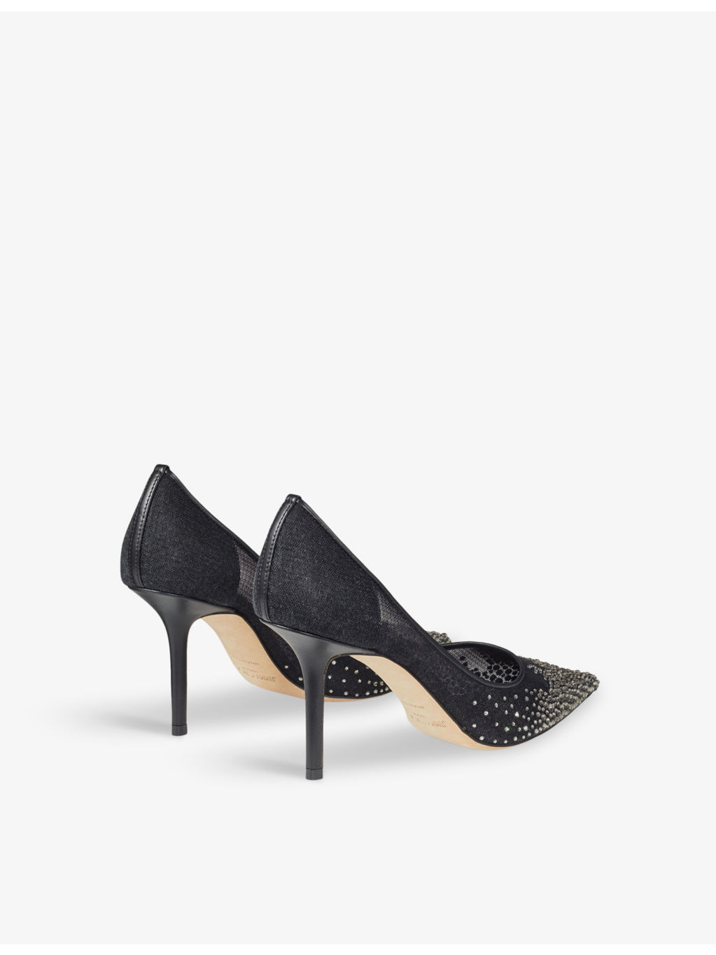 Love 85 crystal-embellished mesh pumps - 5
