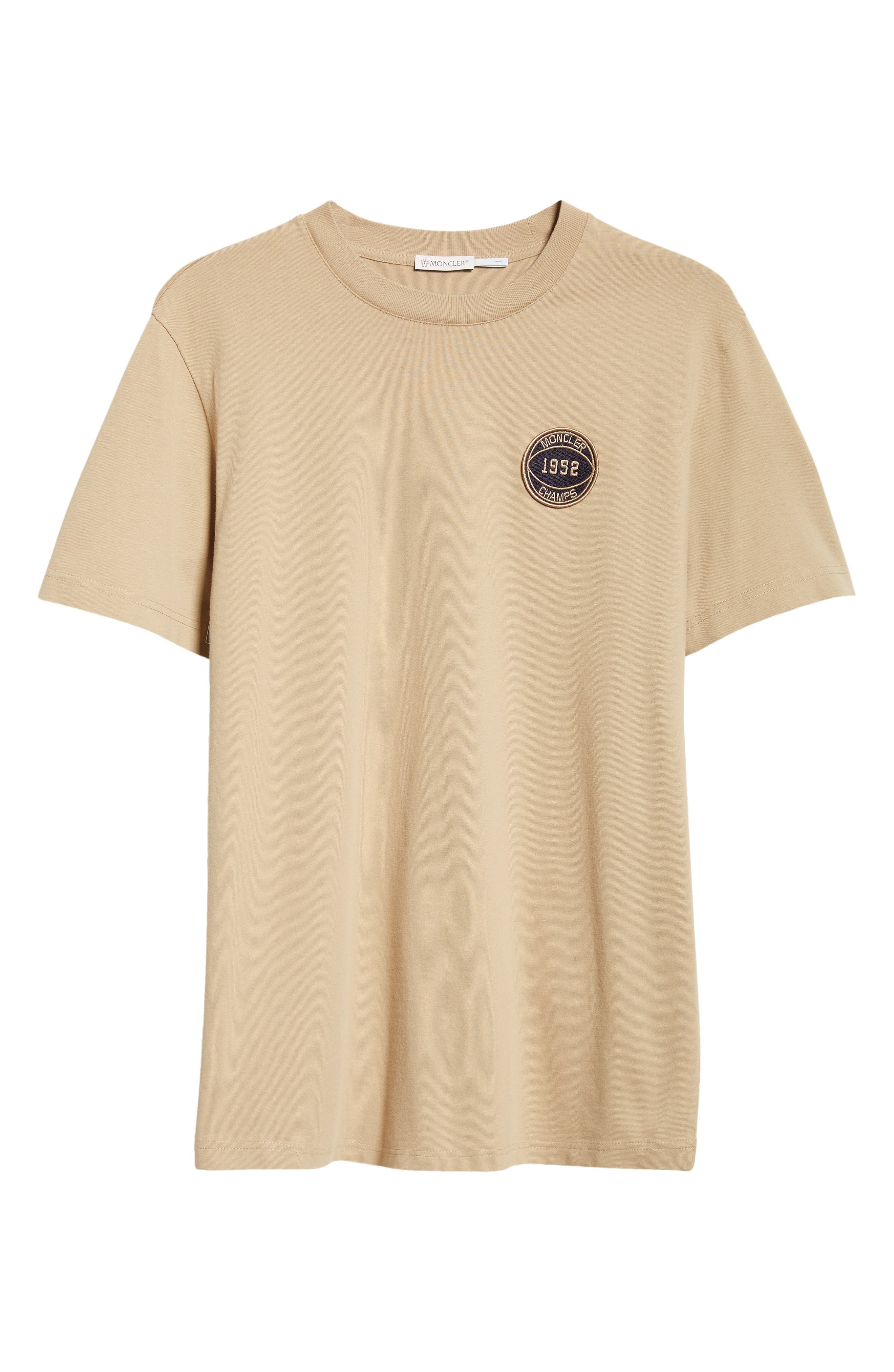 Embroidered Logo Cotton T-Shirt - 5