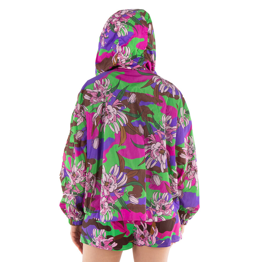 Moncler Floral-Print Long Sleeve Jacket - 3
