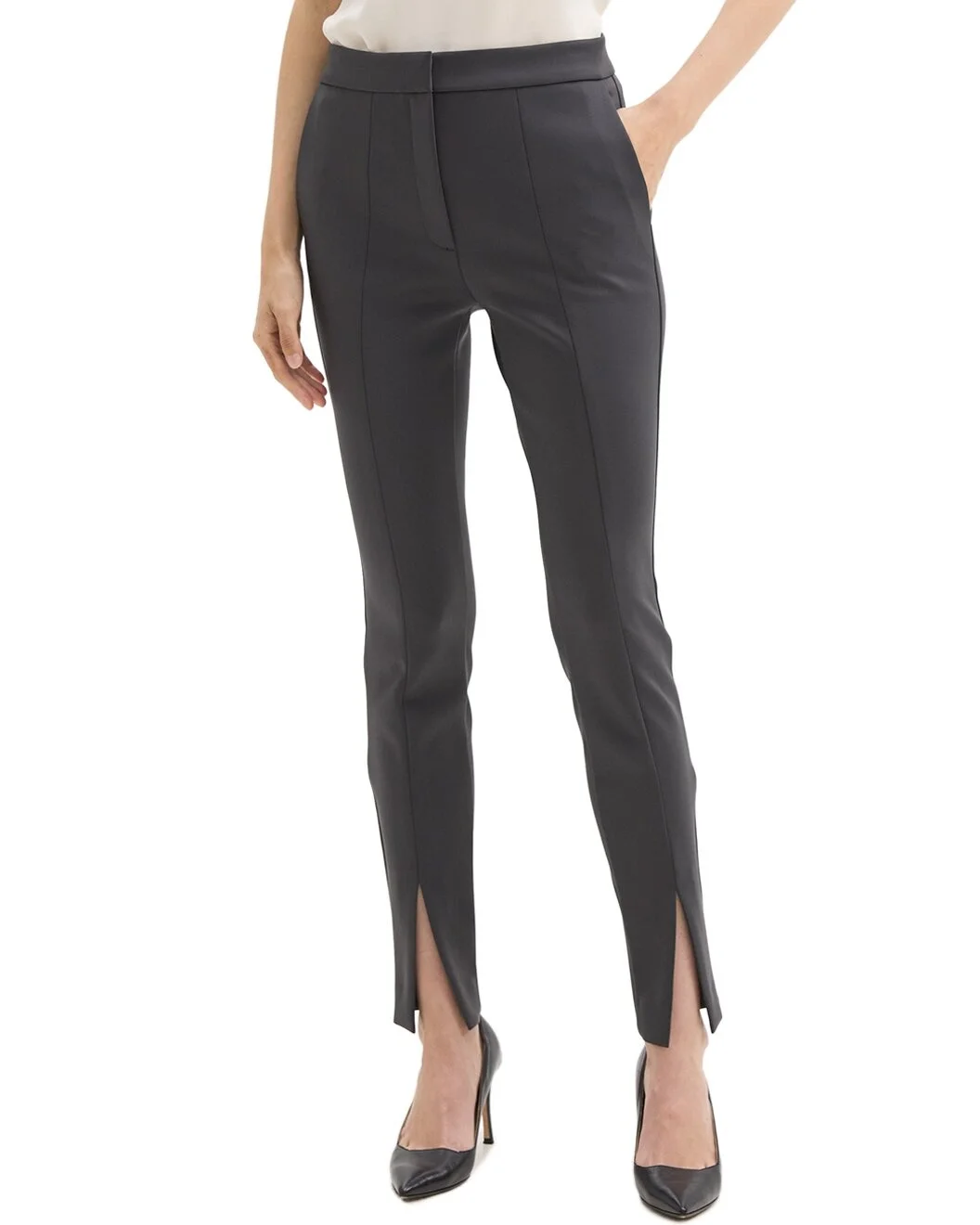 Theory High-Waist Slim Pant - 1