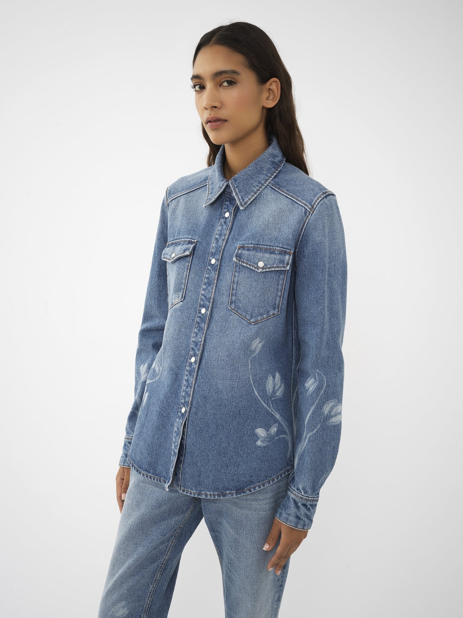 CLASSIC DENIM SHIRT - 4