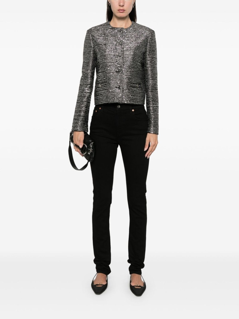 GUCCI logo-patch jeans outlook