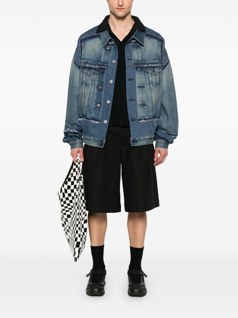 Junya Watanabe MAN panelled denim jacket outlook