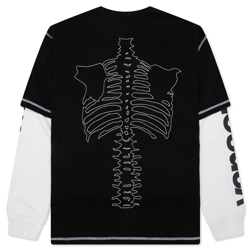 AWAKE NY VANSON BONES WAFFLE T-SHIRT - BLACK outlook
