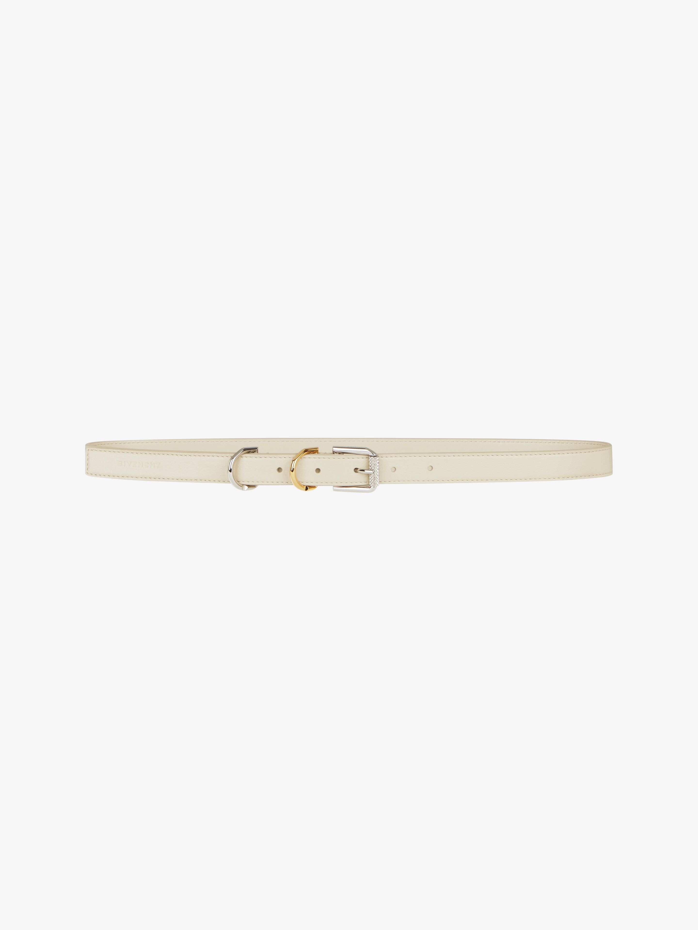 VOYOU BELT IN LEATHER - 1