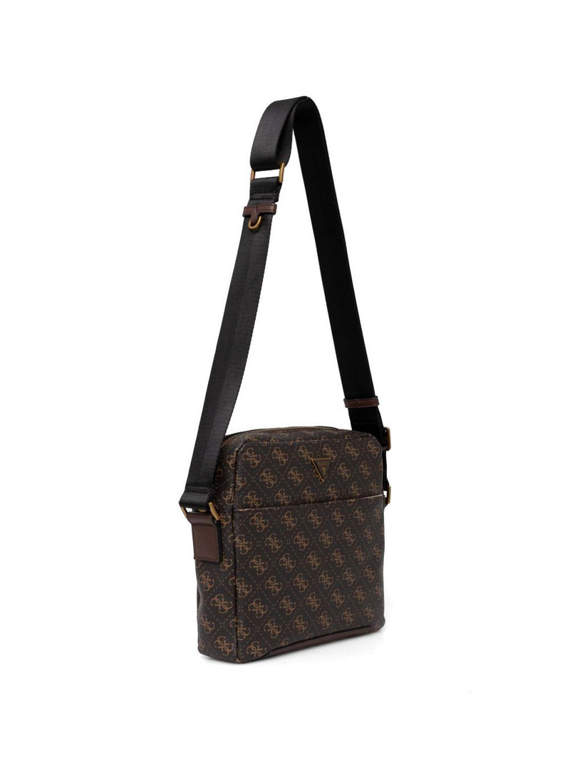 GUESS USA mini Torino monogram-pattern logo-plaque messenger bag outlook