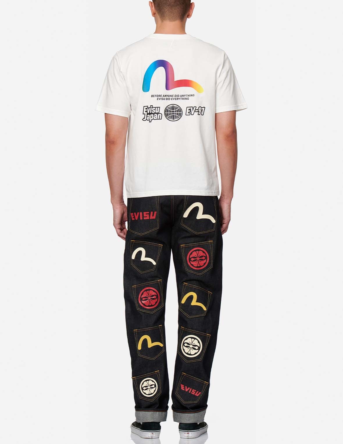 palace evisu multi pocket pants