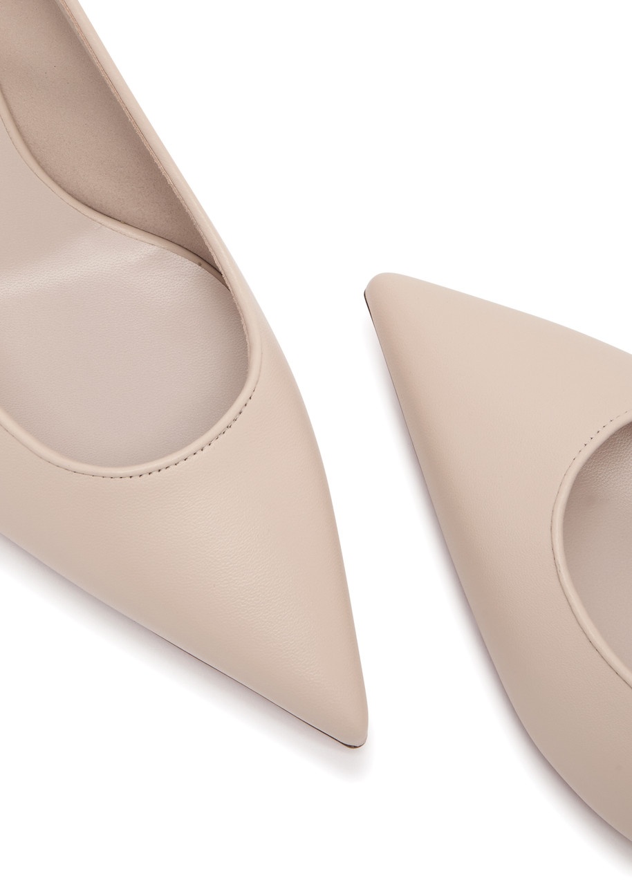 Christian Louboutin Sporty Kate 55 Leather Slingback Pumps - 3
