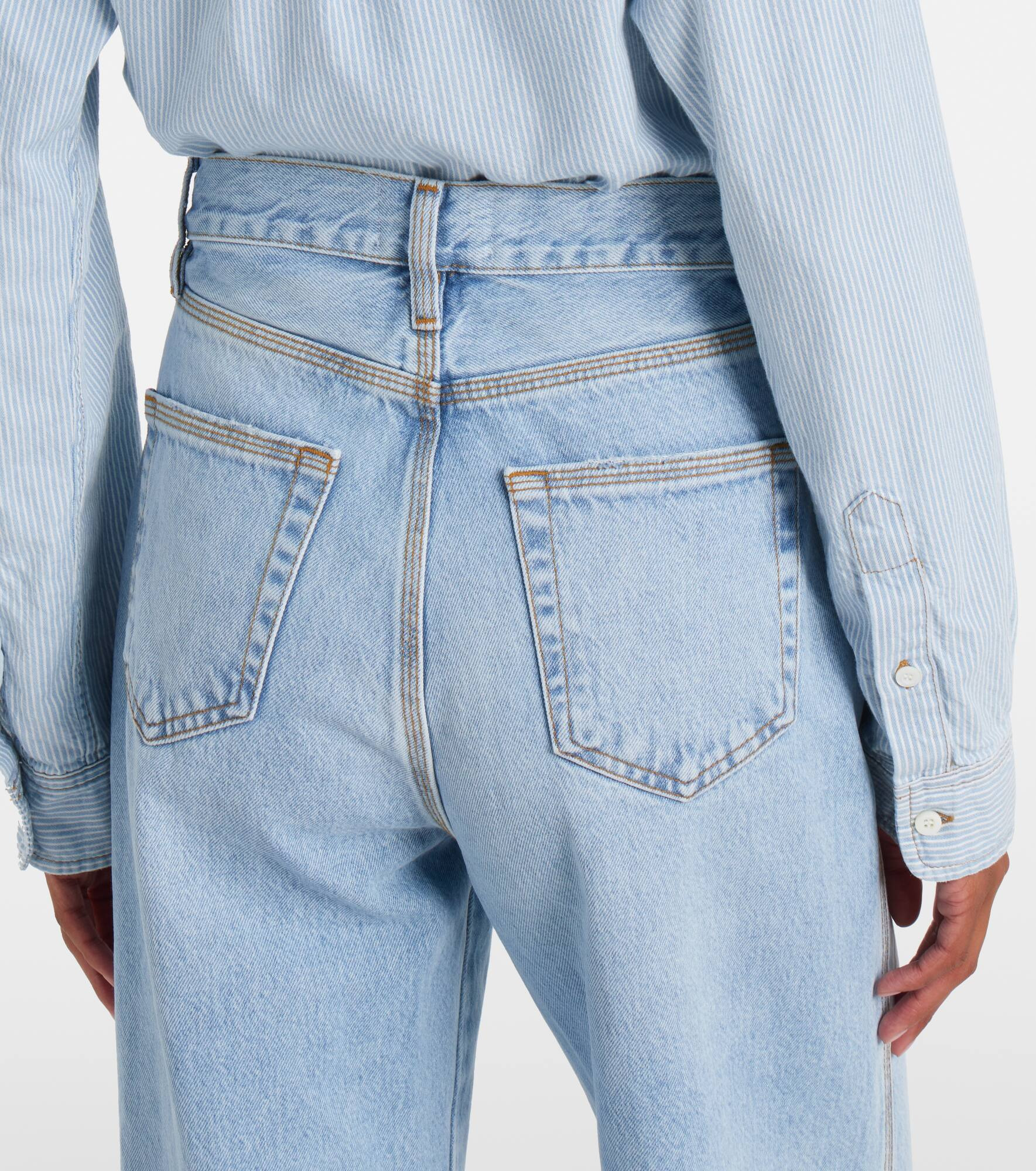 The Cuffed Wide high-rise wide-leg jeans - 6