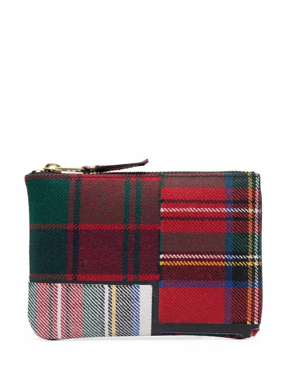 tartan-patchwork wallet - 1