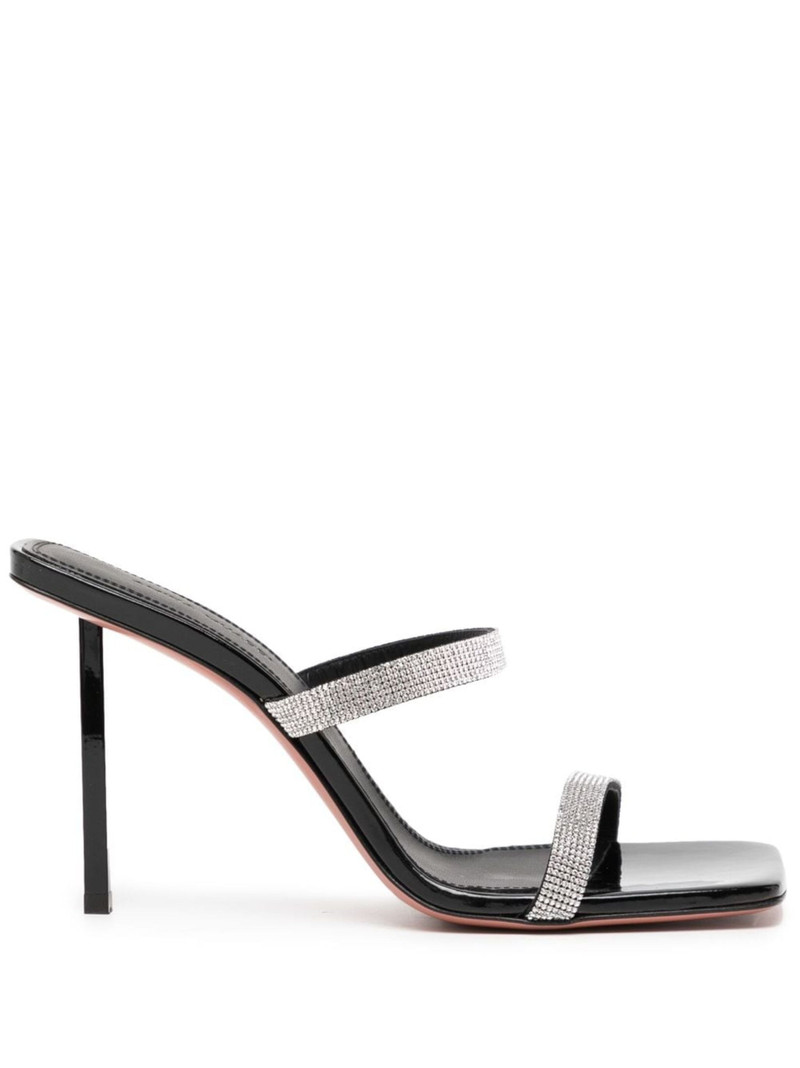 Rih crystal-embellished 100mm mules 1