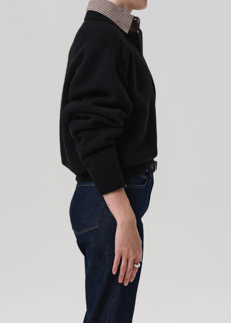 Agatha Rugby Sweater In Black 5