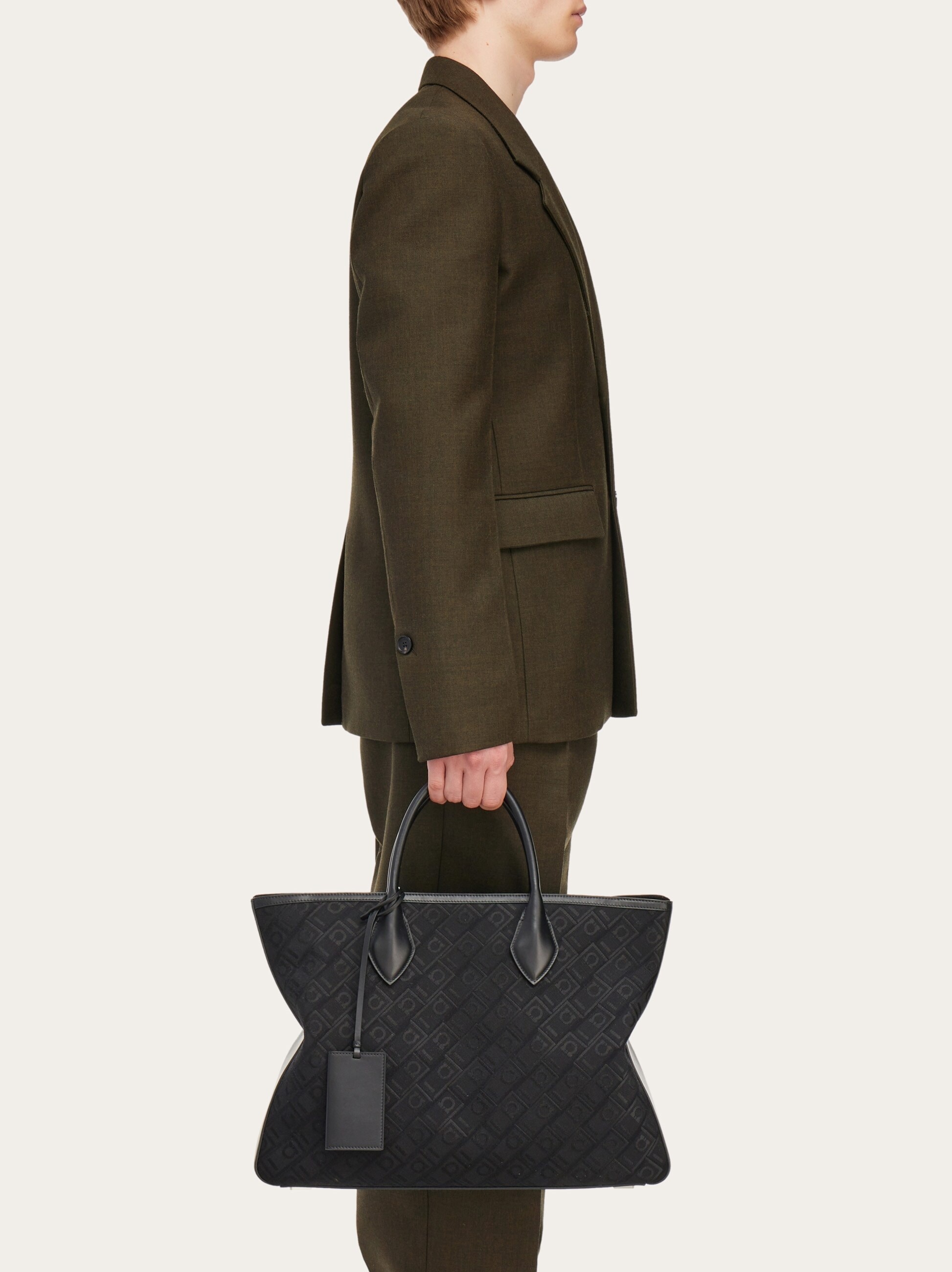 Jacquard tote bag (L) - 2