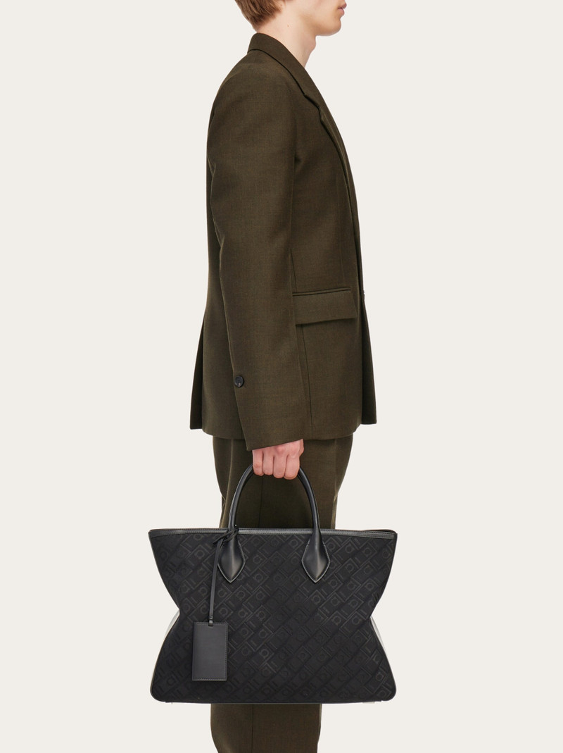 FERRAGAMO Jacquard tote bag (L) outlook