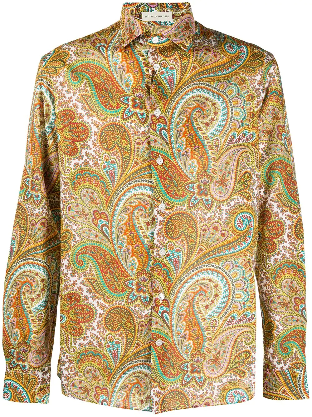 paisley print shirt - 1