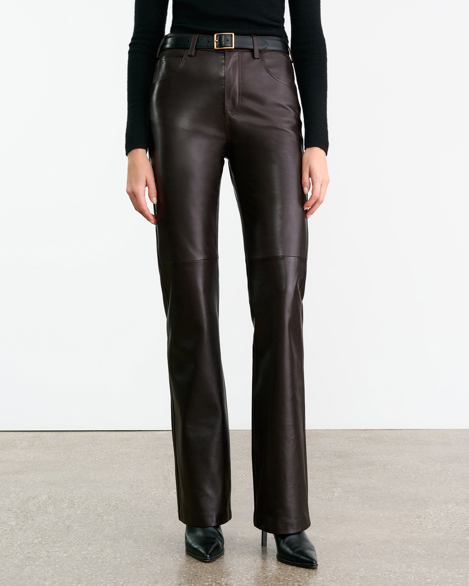 JOAN LEATHER PANT - 2