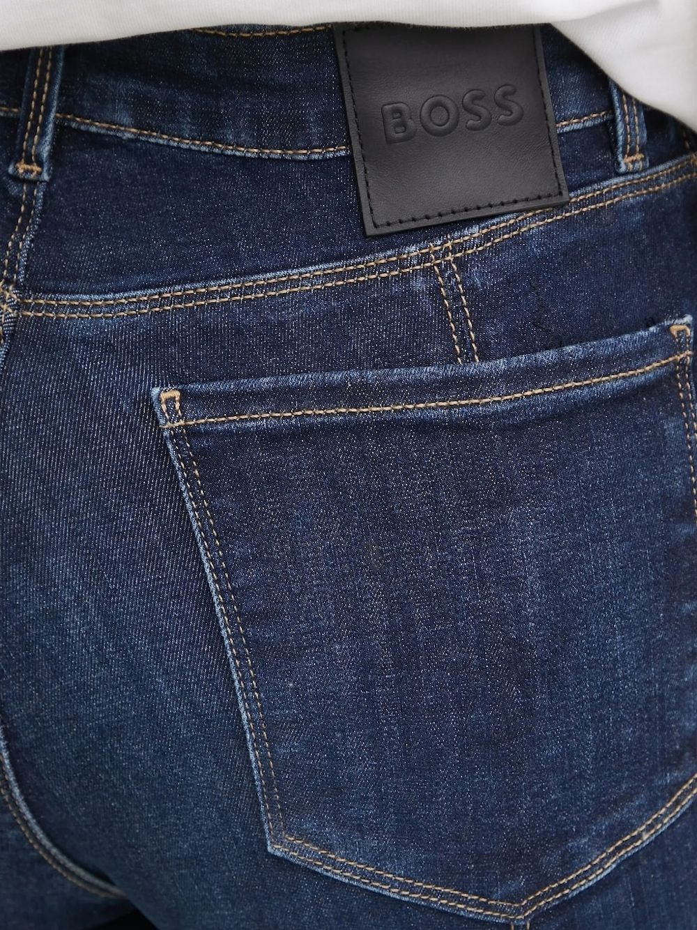 panelled frayed-hem jeans - 3